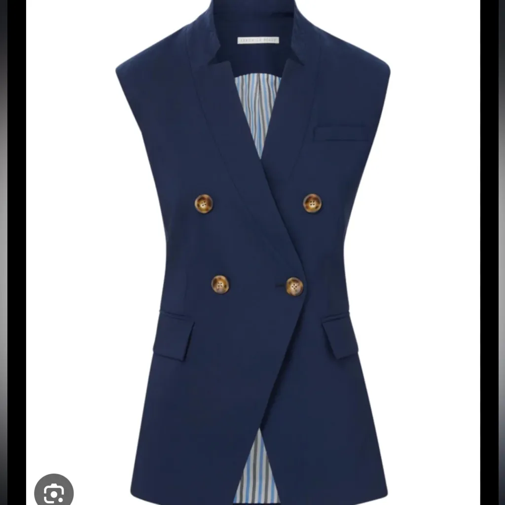 VERONICA BEARD - Amika Double Breasted Vest - Image 2