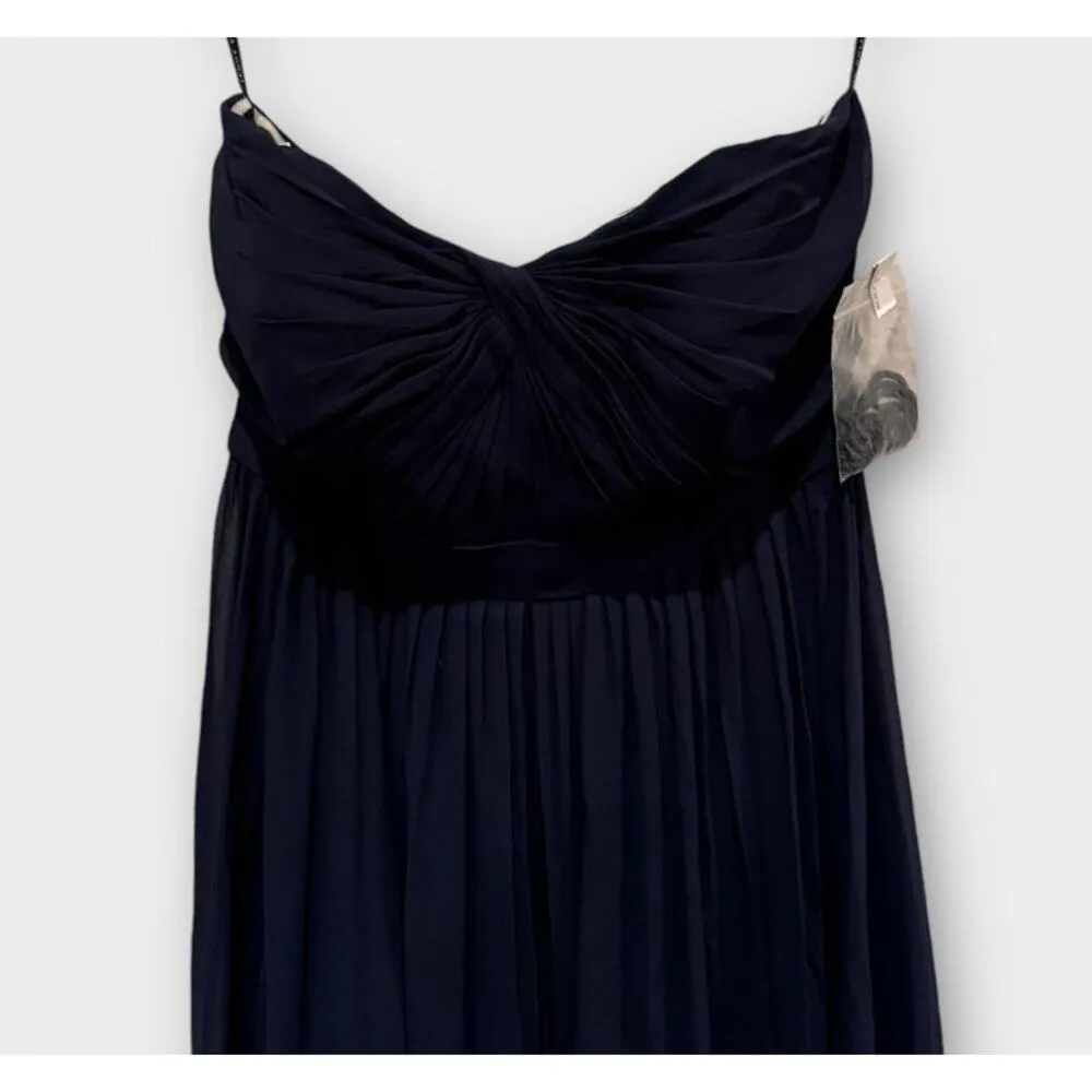 Jenny Yoo Aidan Convertible Chiffon Strapless Gown Bridesmaid Size 10 - Image 5