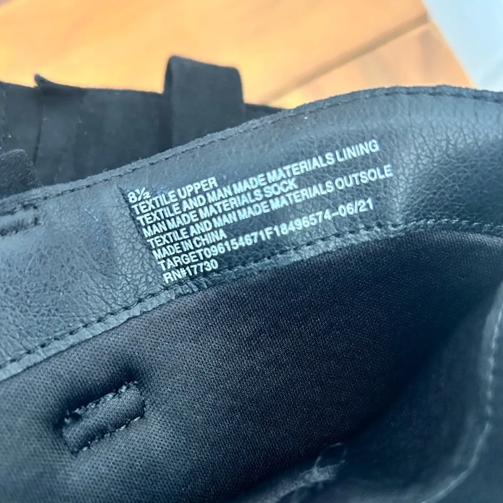 Target  Womens Black Boots - Image 4