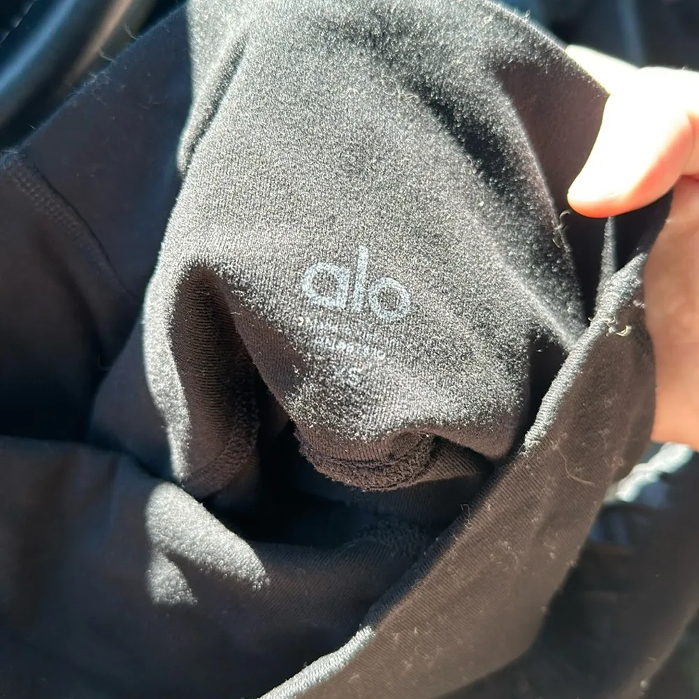 Alo moto leggings in black (warrior workout wear) size XS - Image 4