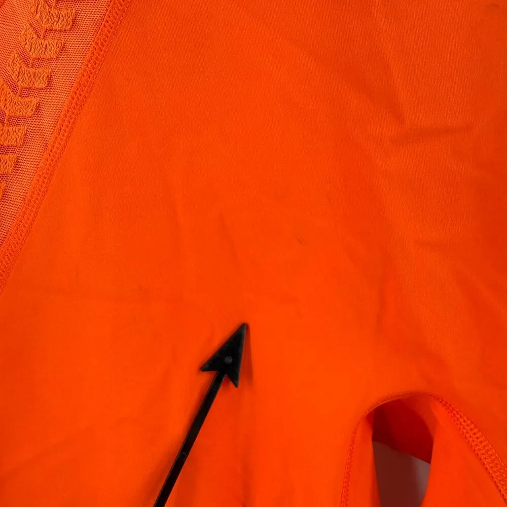 Free People Movement Desert Renegade Leggings SZ Small Mandarin Red NWT Athletic - Image 10