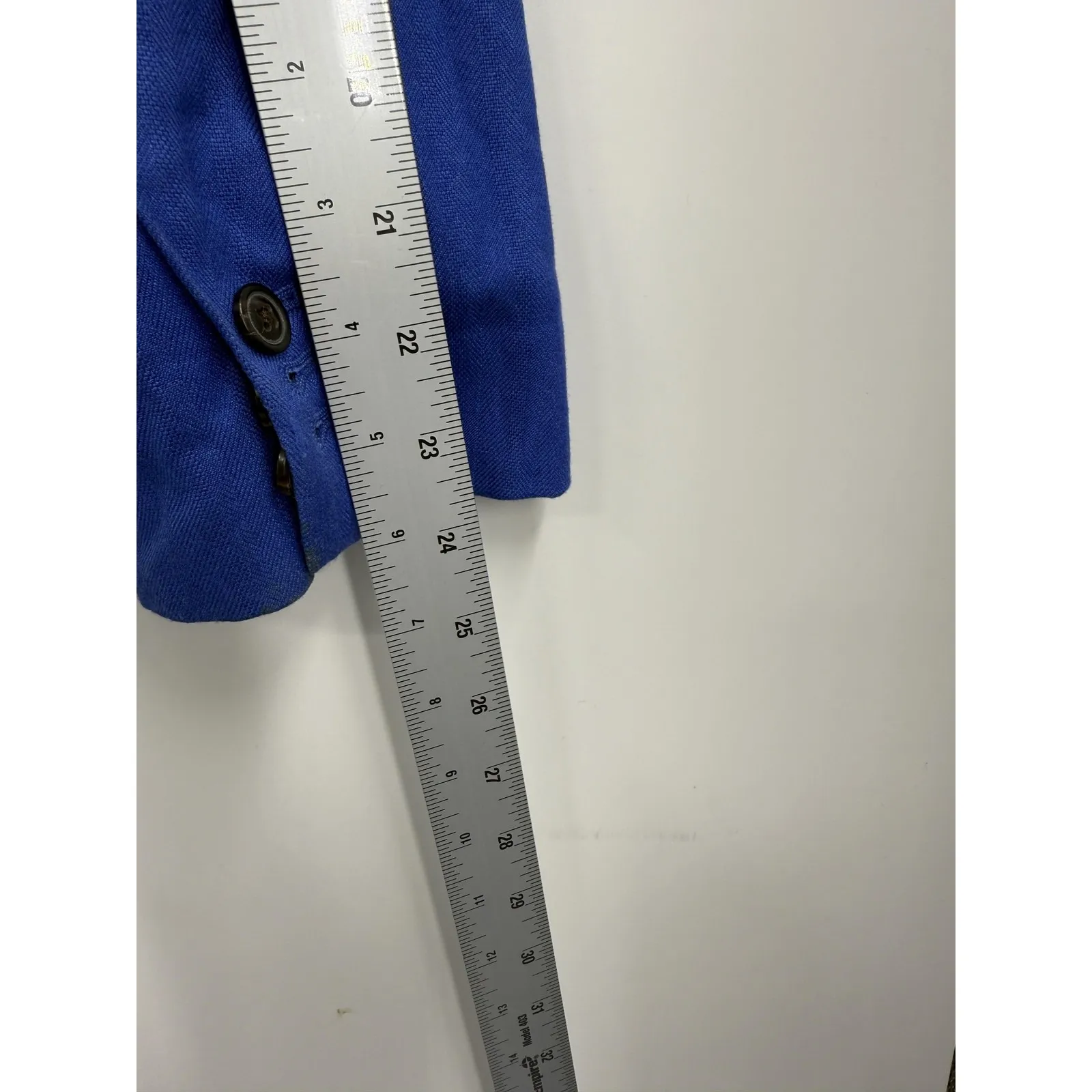 J. Crew Schoolboy Blazer‎ Jacket Size 6 Blue Two Button Womens - Image 11