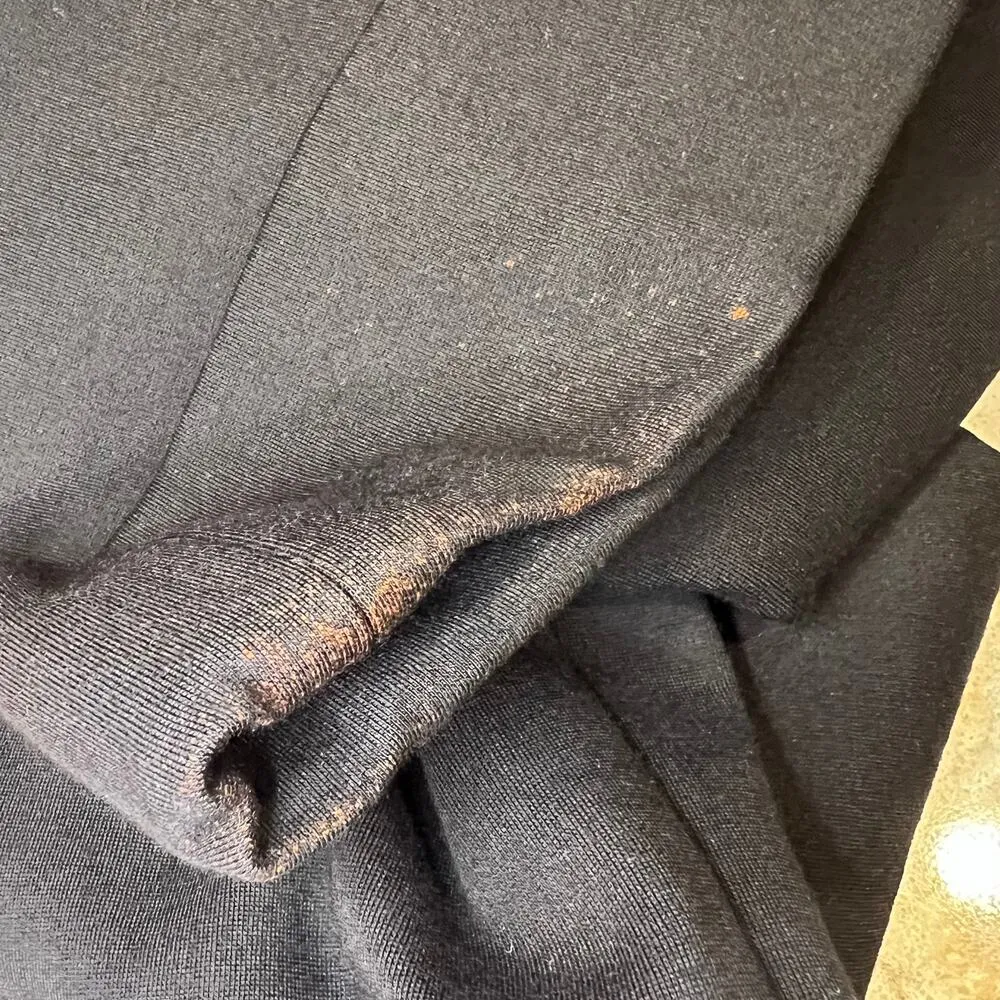 White House Black Market Women's Black Cropped Pants Size 2 - Image 6