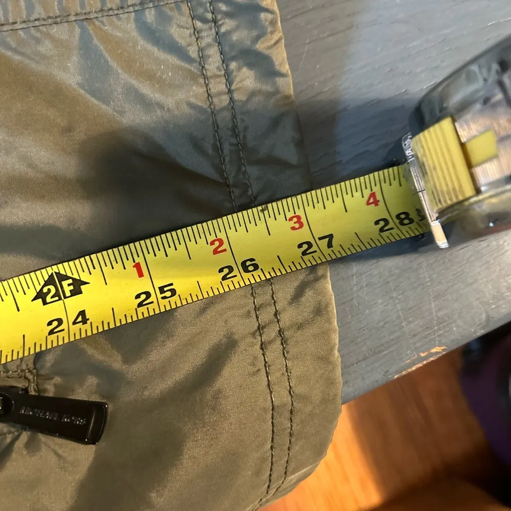 Michael Kors Hunter Green Mid-Length Military Raincoat. Size Large - Image 13