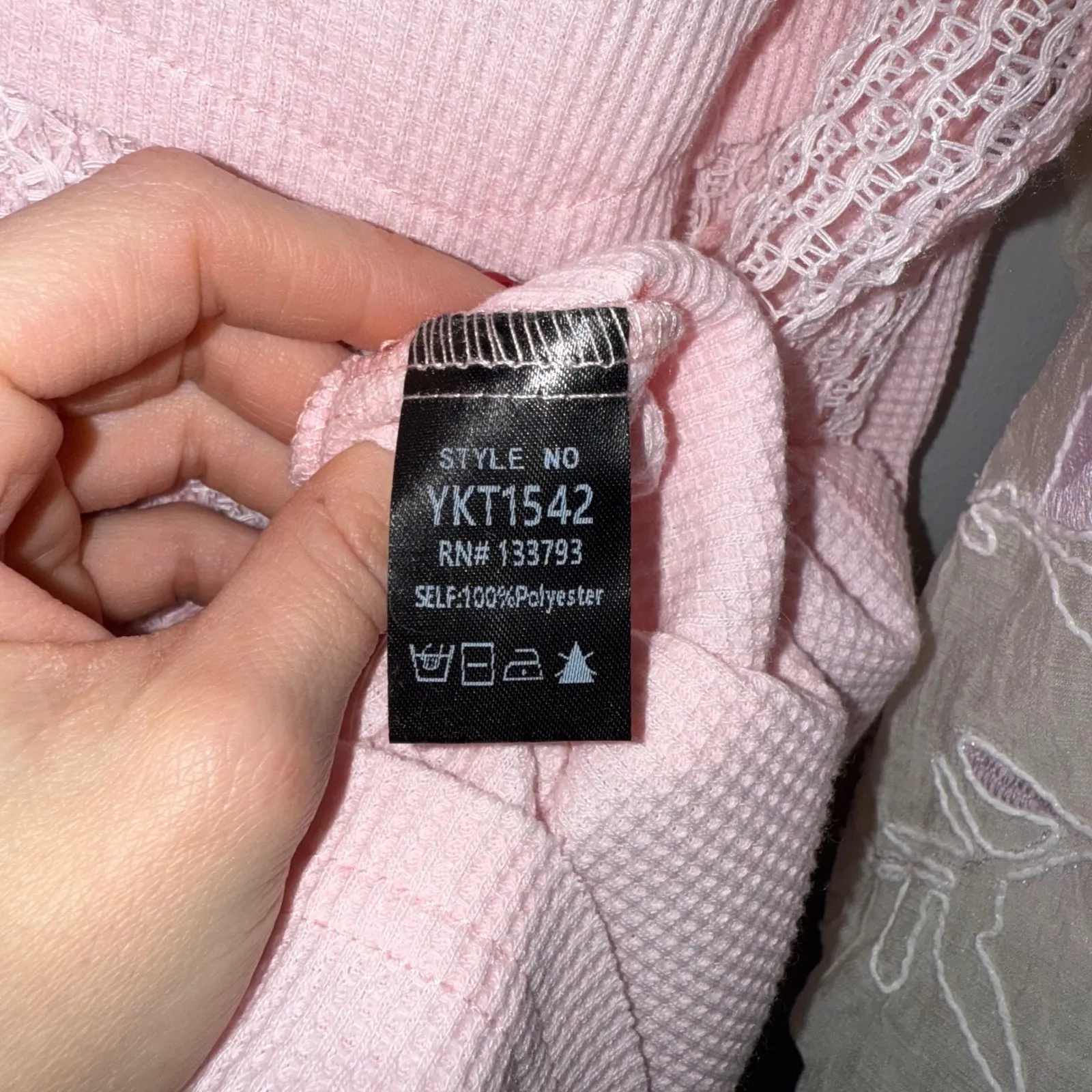 POL Golden Hour Flower Floral Embroidered Lace Patchwork Jacket Top Womens Large - Image 9