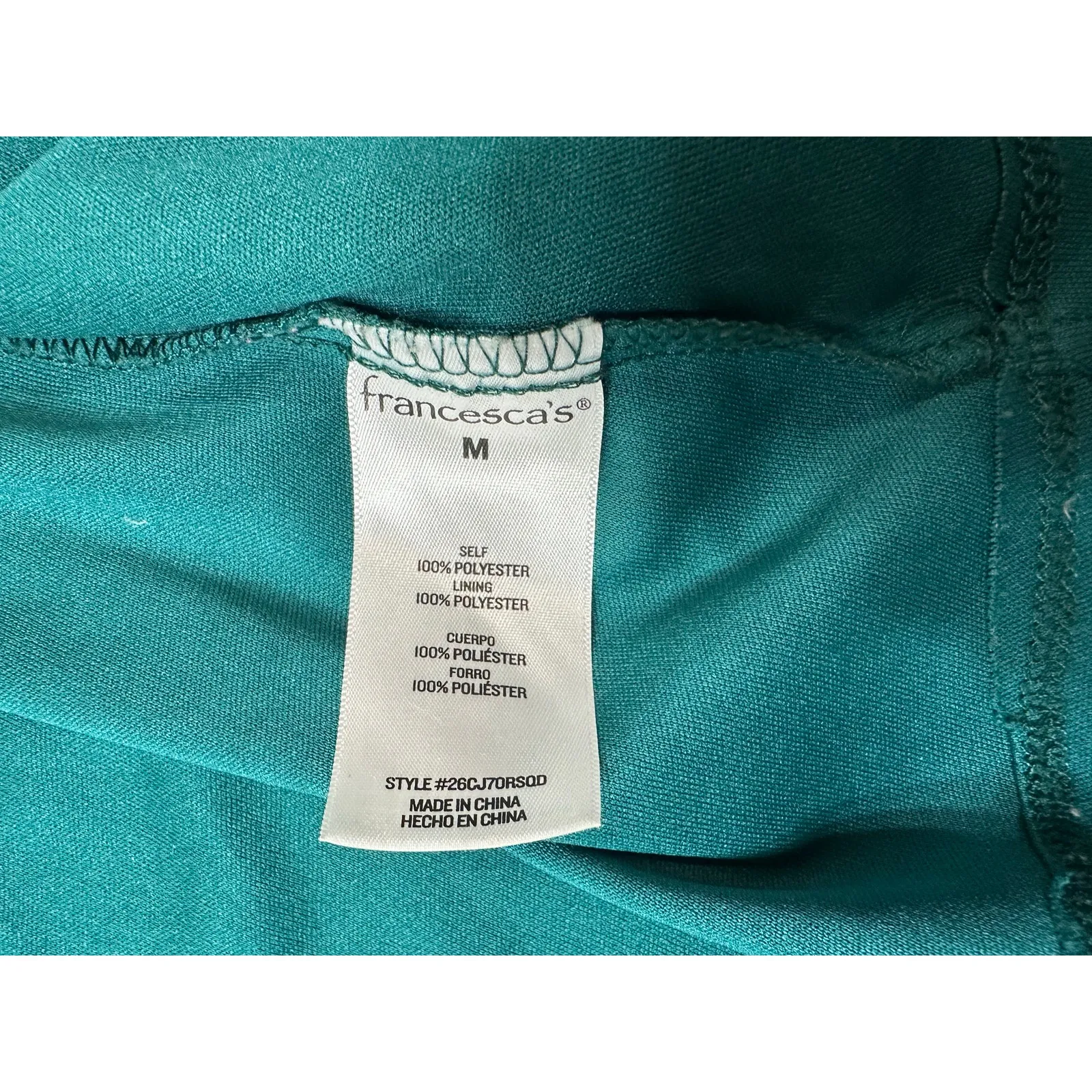 CottageCore Peasant Prairie Western Cowgirl Festival Dress Women Medium Slit - Image 8