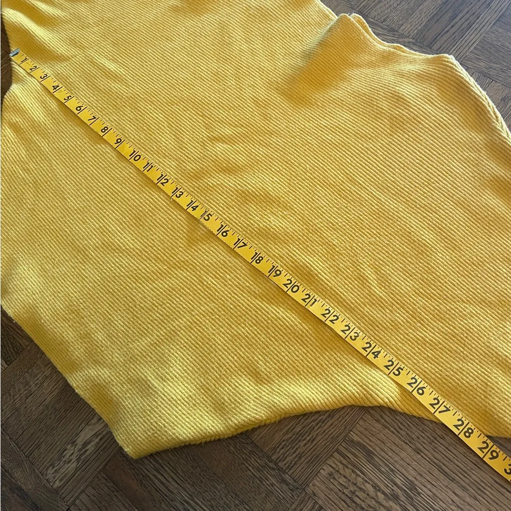Love at First Find Mustard Sweater with Button Accents Yellow Size M - Image 6