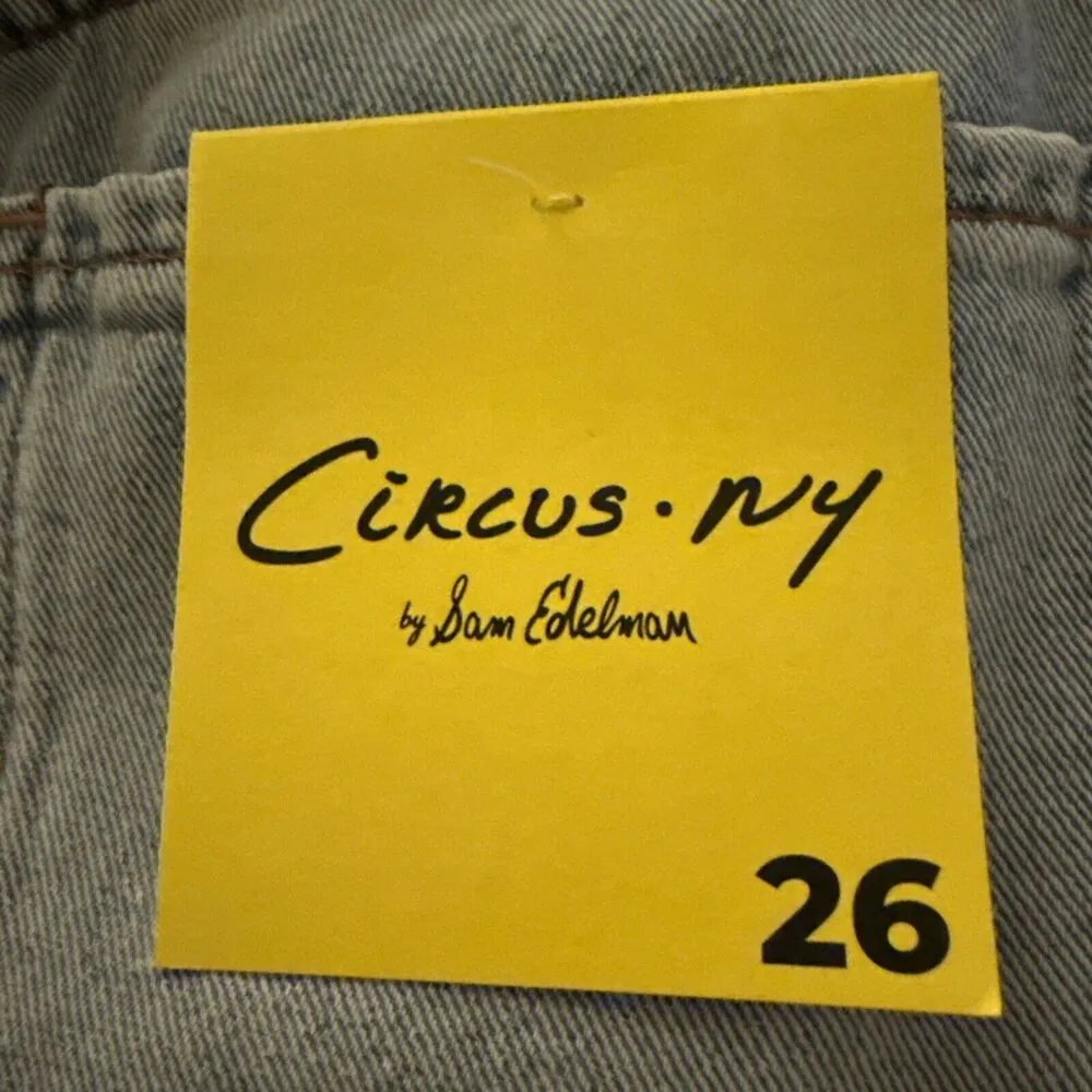 Circus NY Sam Edelman Size 26 Denim Jean Maxi Skirt Blue Calliope Back Slit NEW - Image 10