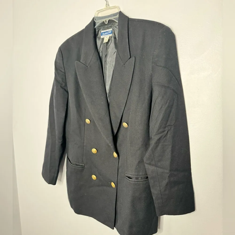 Pendleton double breasted wool blazer size 14 - Image 2