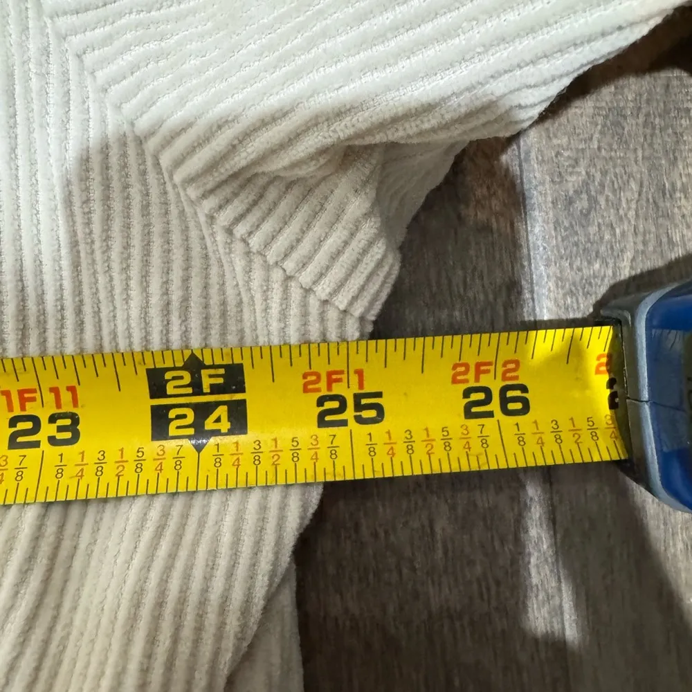 Kensie Beige Corduroy Shacket Jacket Size L Button Front Pockets Tan Size L - Image 11