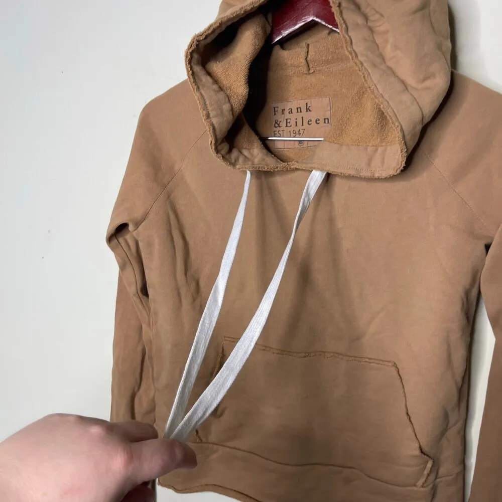 New Frank and Eileen Melanie Essential Hoodie in Camel sz XS - Image 5