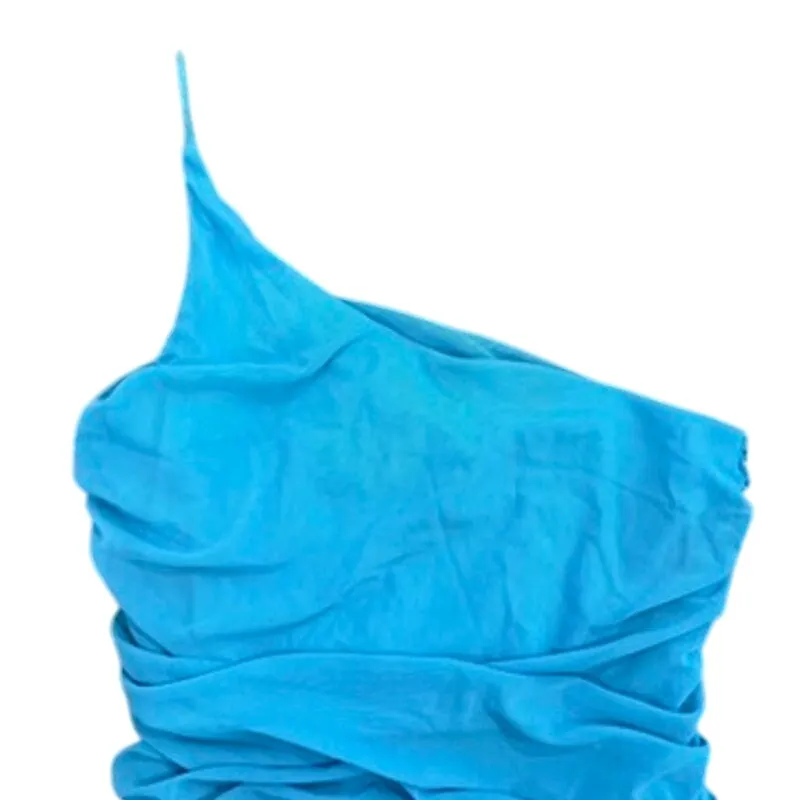 Princess Polly Jocasta Mini Dress in Turquoise, Size US 10 - Image 5