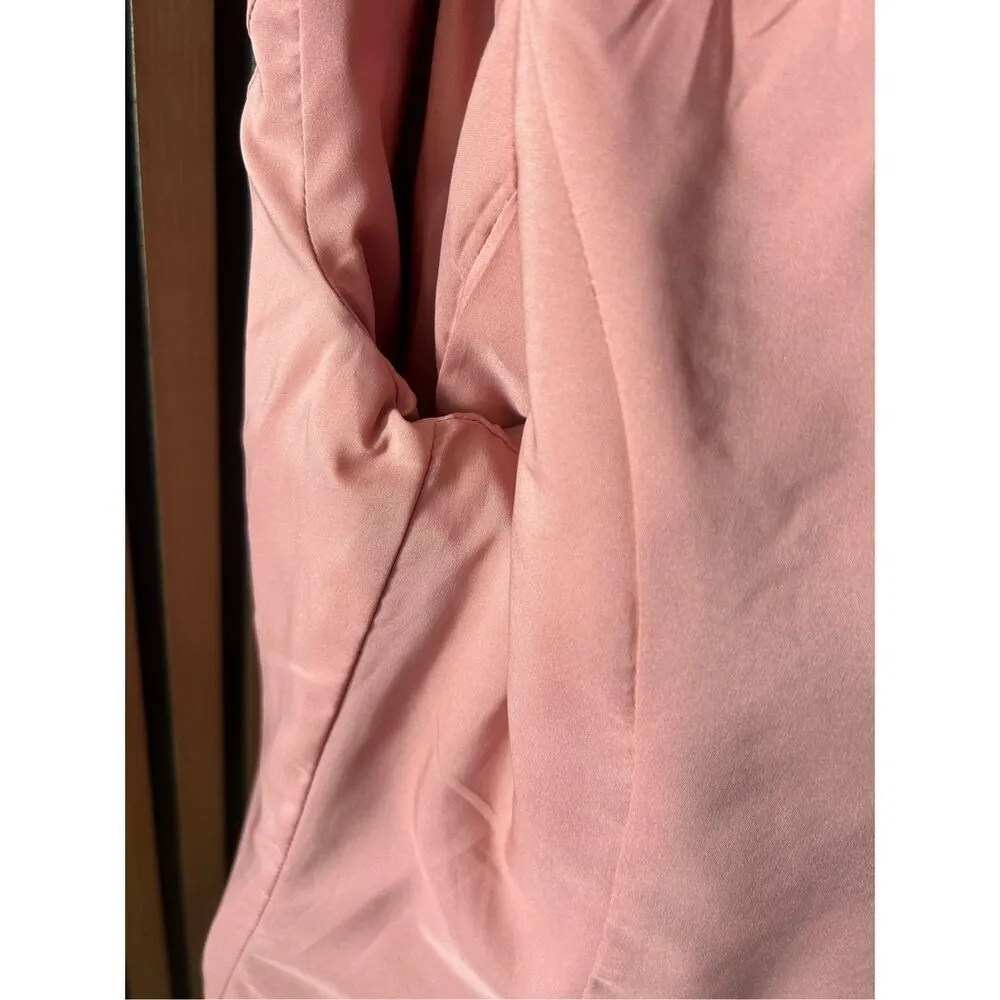 White House black market peach color form fitting blazer size 8 - Image 5