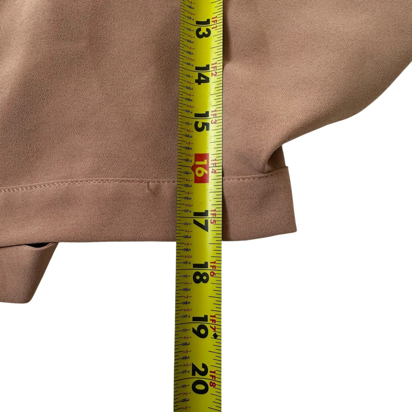 Windsor Pinkish Brown Open Back Tie Bow Blouse Women's Size Medium | 36-34 - Image 5