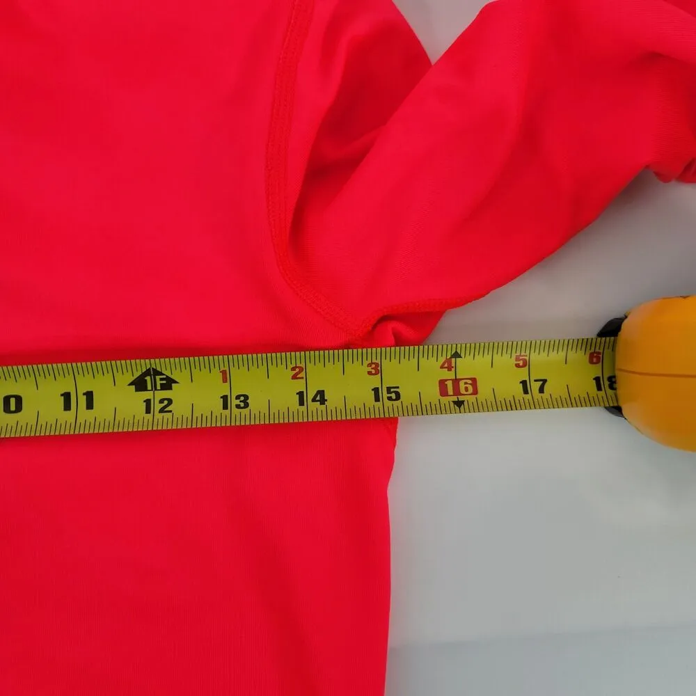 Nike Pro Hyperwarm Half-Zip 3.0 LS Training Pullover Coral Womens Small 620440 - Image 8