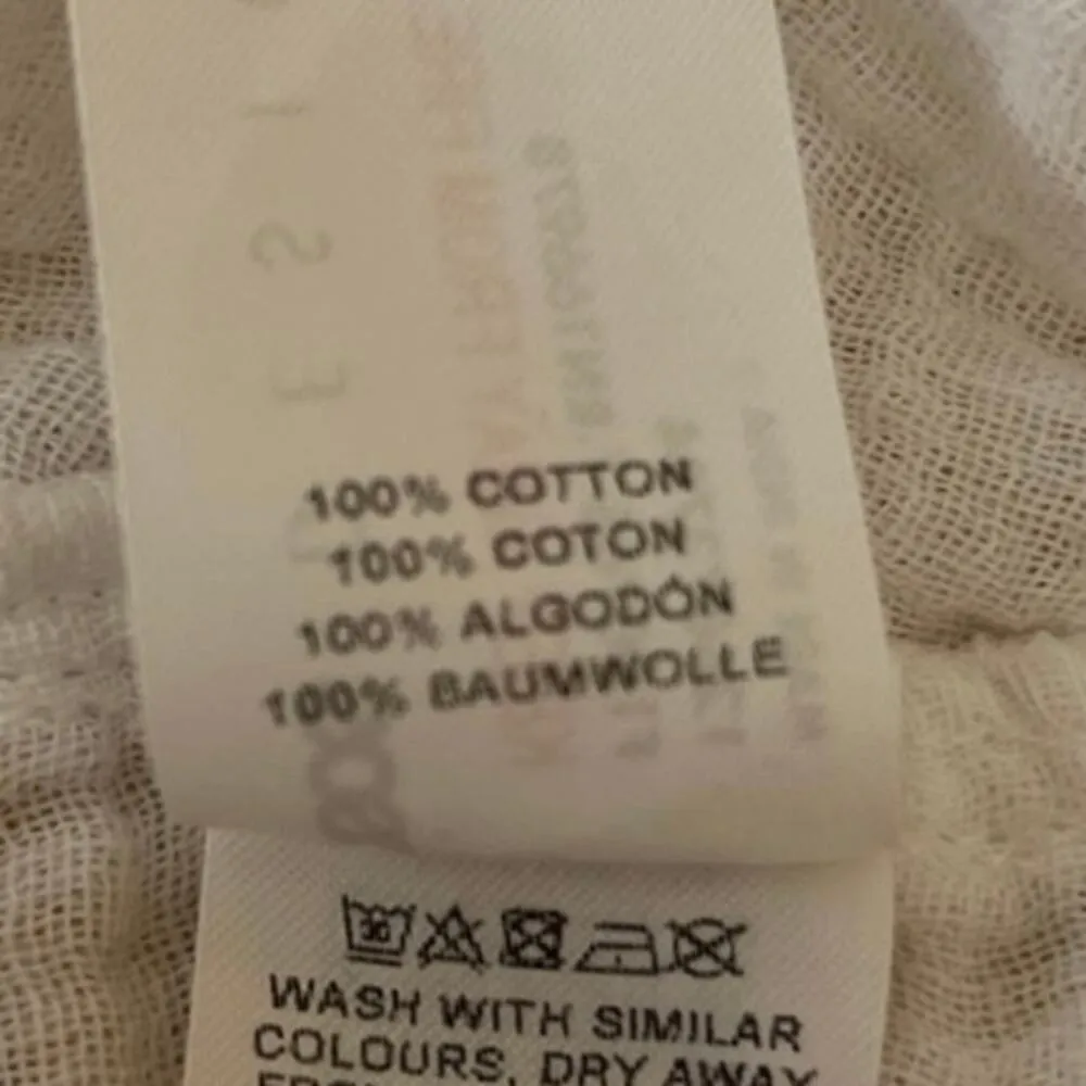 ASOS DESIGN Women Textured White Square Neck Sleeveless Wide Strap Crop Top SZ 0 - Image 4