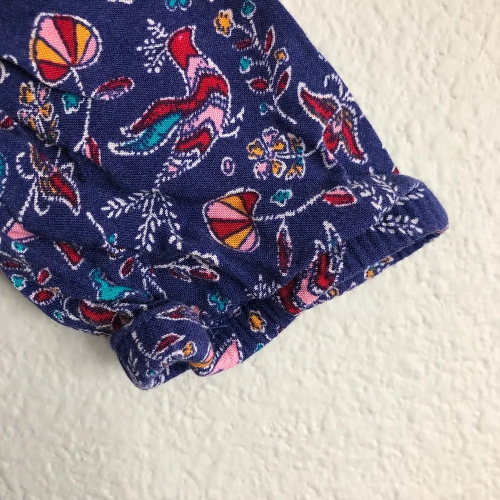 Oshkosh Long Sleeve Floral and Bird Print Dress. Size 12m. - Image 4