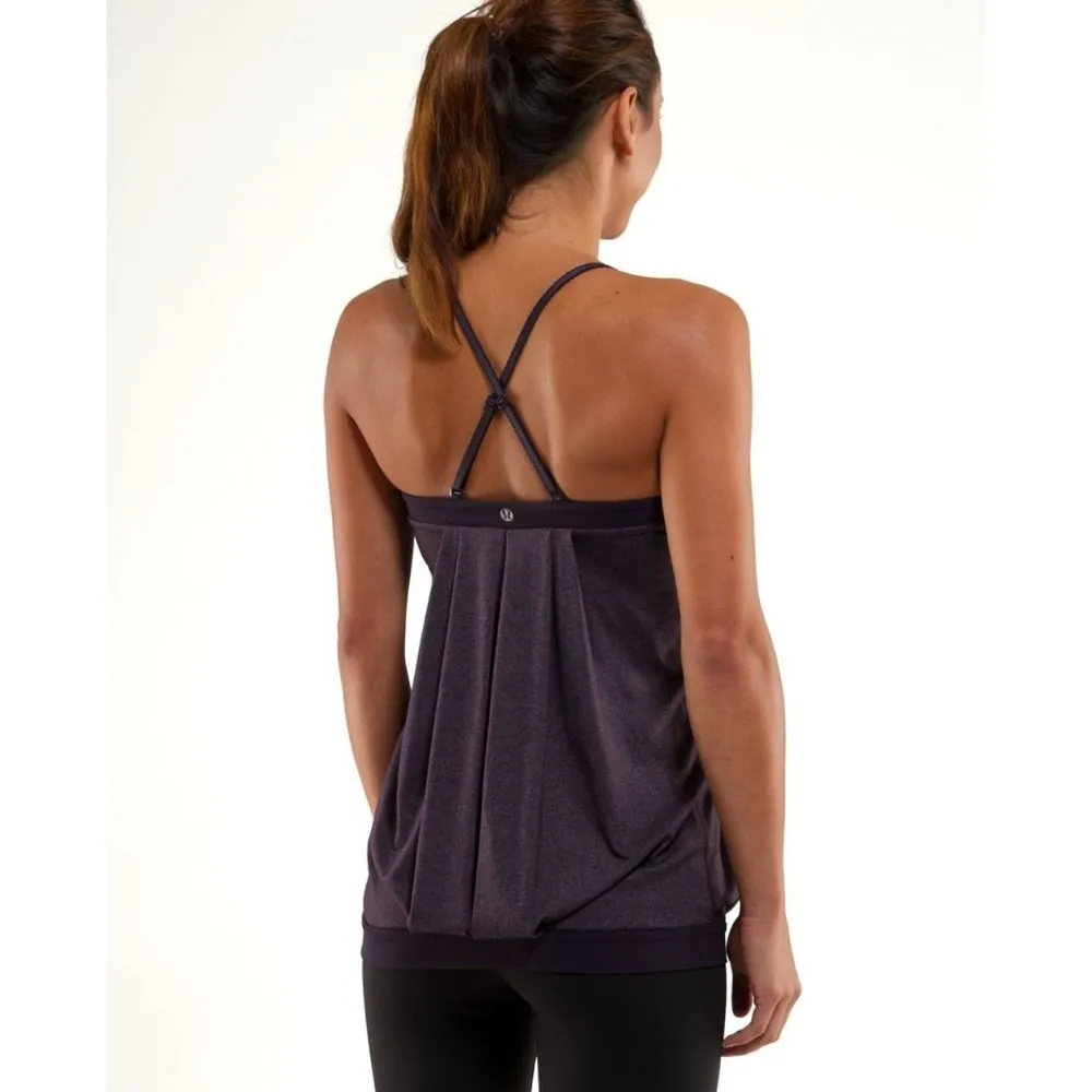 Lululemon Pure Focus Tank Top Black Swan Crossover Straps 8 - Image 5