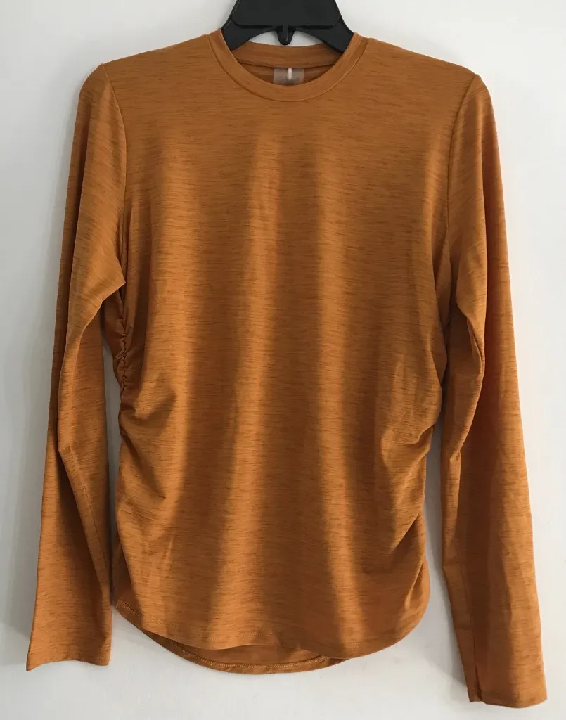 Calia Women's Tissue Texture Long Sleeve in Golden Warmth size XXL NWT - Image 2