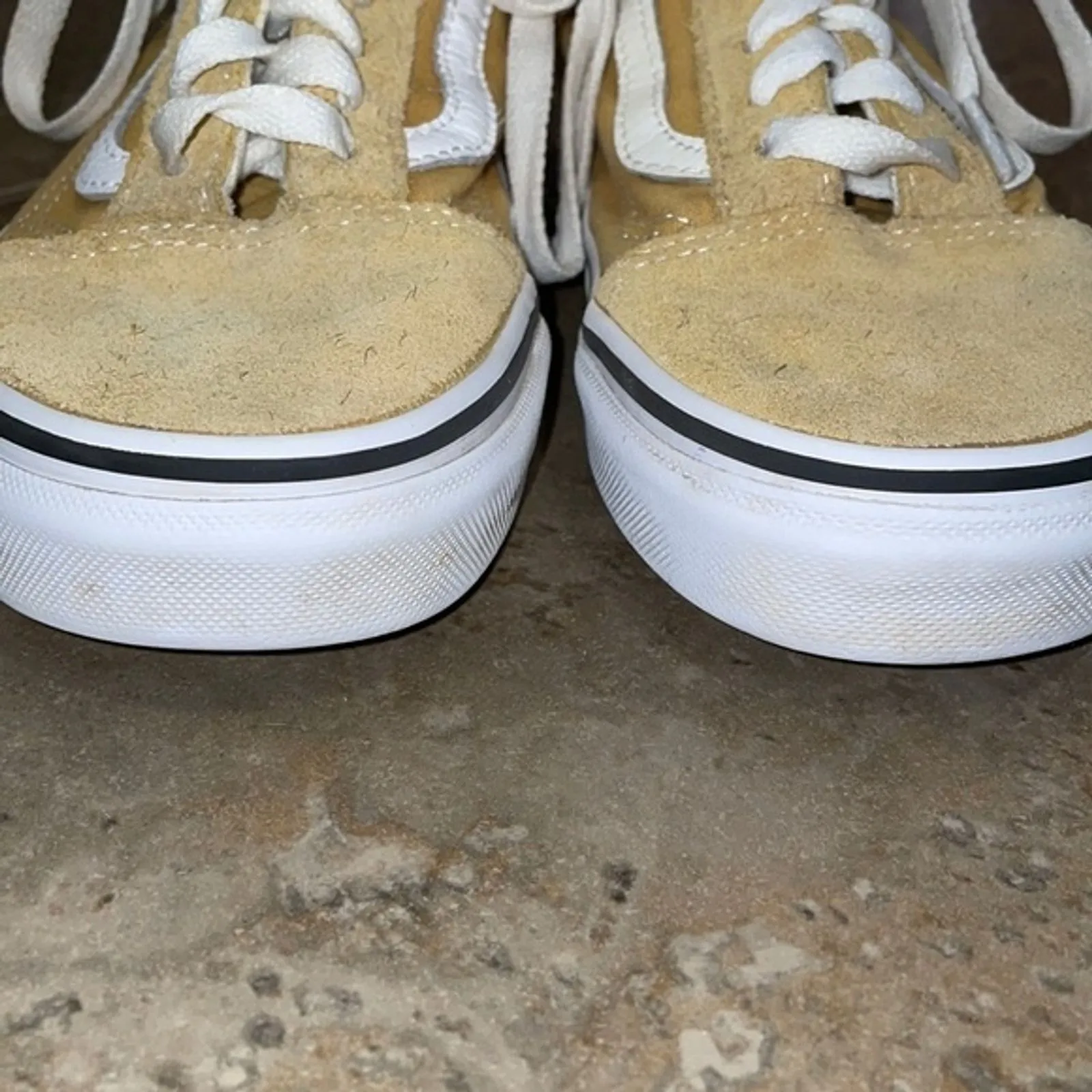 VANS Old Skool SK8 Yellow Suede Low Top Sneakers Unisex M 4  W 5.5  Skateboard - Image 11