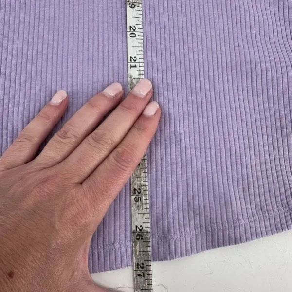 NWT Talbots RIBBED RACERBACK TANK Pius Size Cotton blend Top Size 2X Purple‎ - Image 9