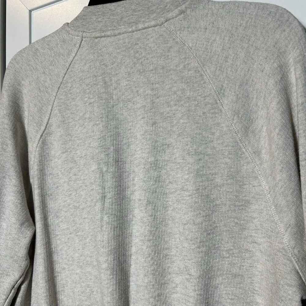 Universal Thread Women's Rib-Knit Sweatshirt Greige Size S‎ - Image 8