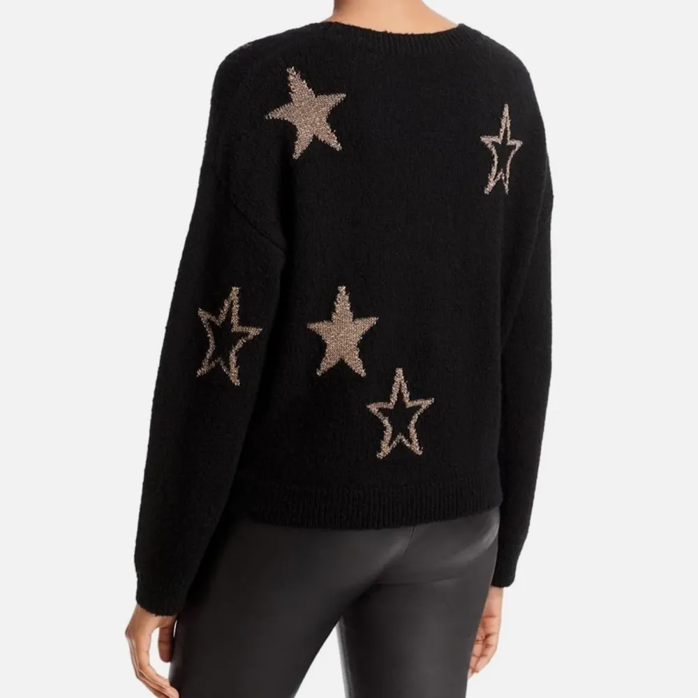 Rails - Perci Womens Wool Blend Metallic Pullover Sweater Size Medium - Image 2