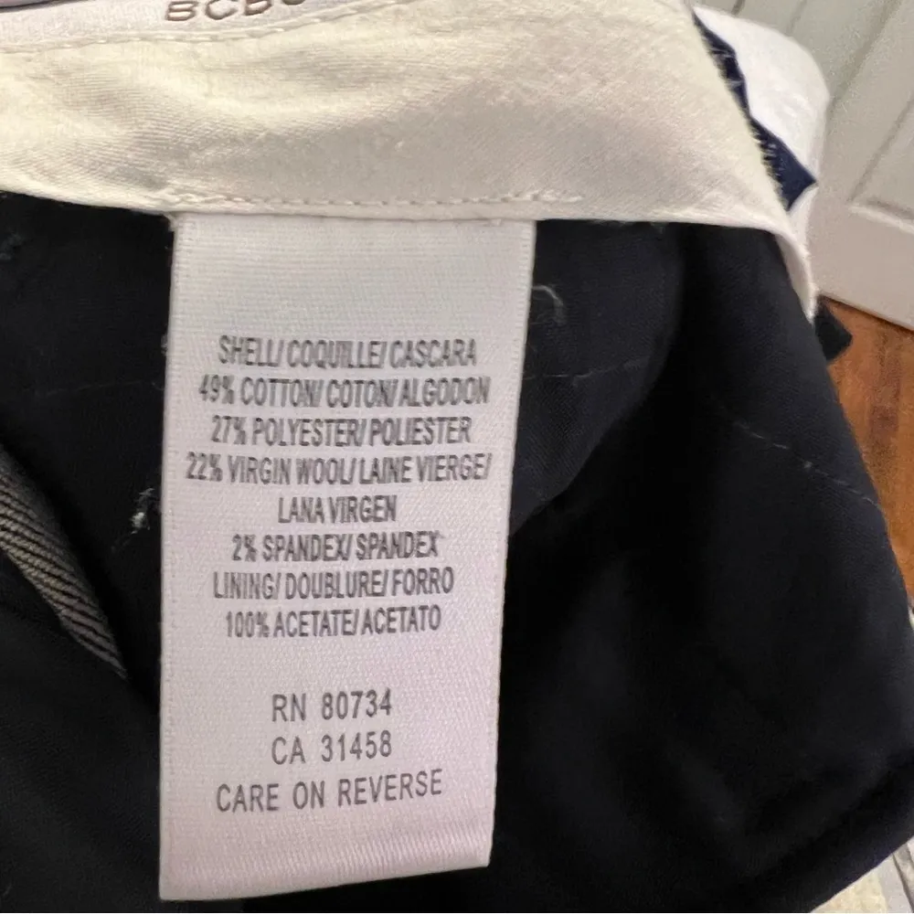 BCBGMaxAzria Behati Trousers Dark Gray Blue 2 - Image 12