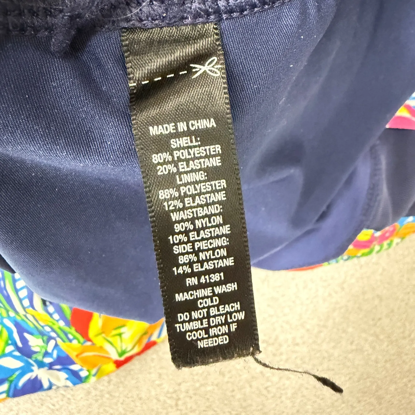 RLX Ralph Lauren Floral Skort Small Blue Multi Tropical Colorful Golf Tennis - Image 8