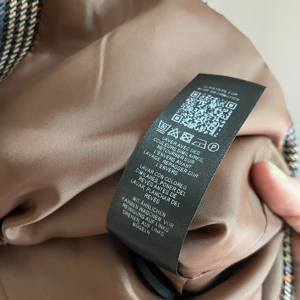 ASOS DESIGN double breasted suit blazer in bold plaid - Image 2