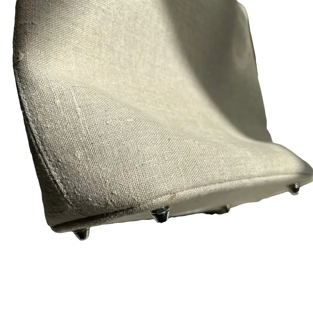 Vintage Kate Spade Linen Shoulder Bag - Image 14