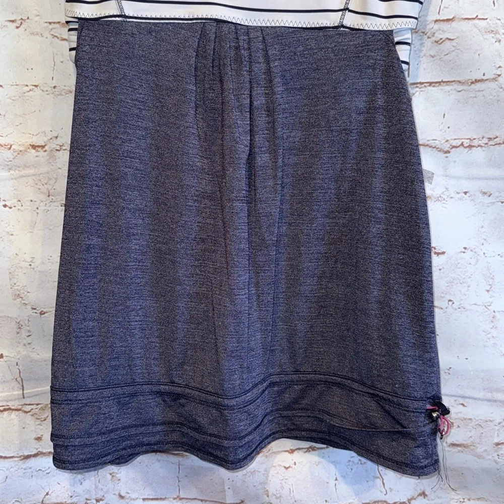 Lululemon Shirt Womens 8 Run Back On Track Tank Top Blue White Athletic - Image 3