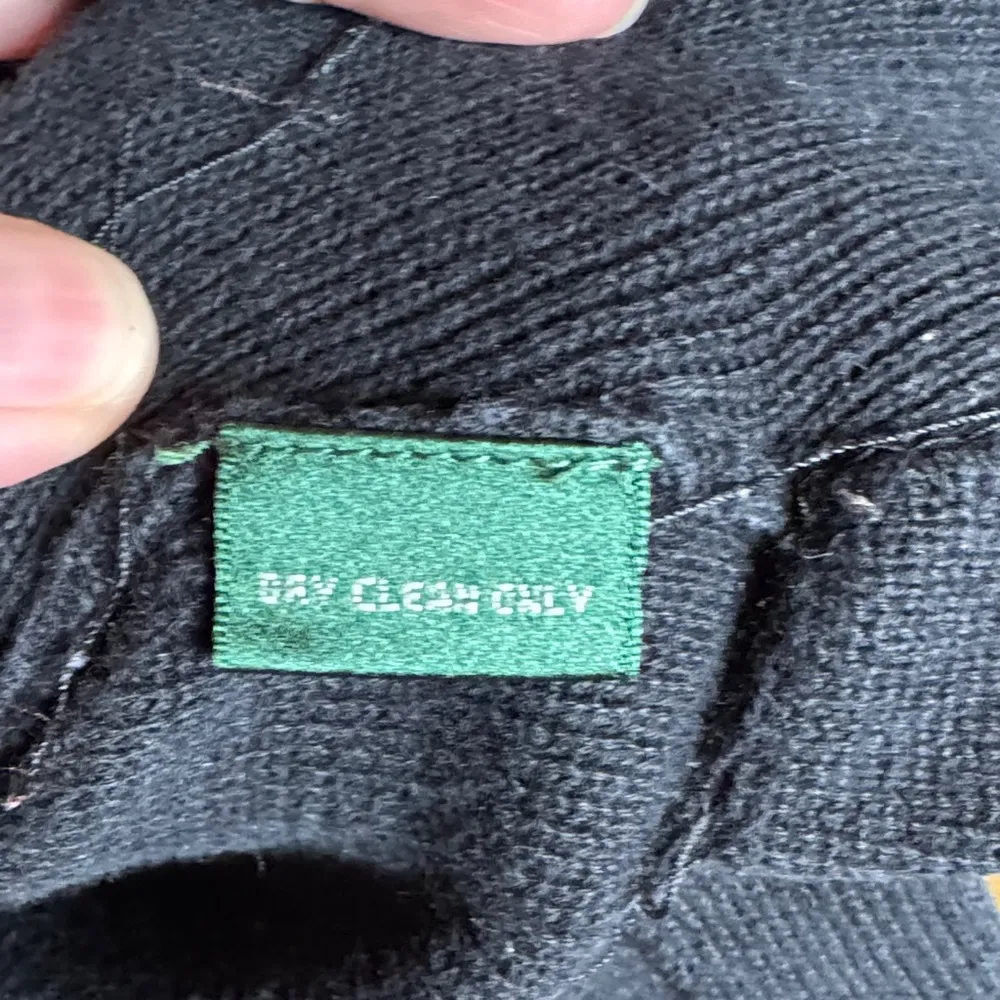 Vintage Lauren Ralph Lauren Black Cotton Crested School Boy Blazer Size Medium - Image 8