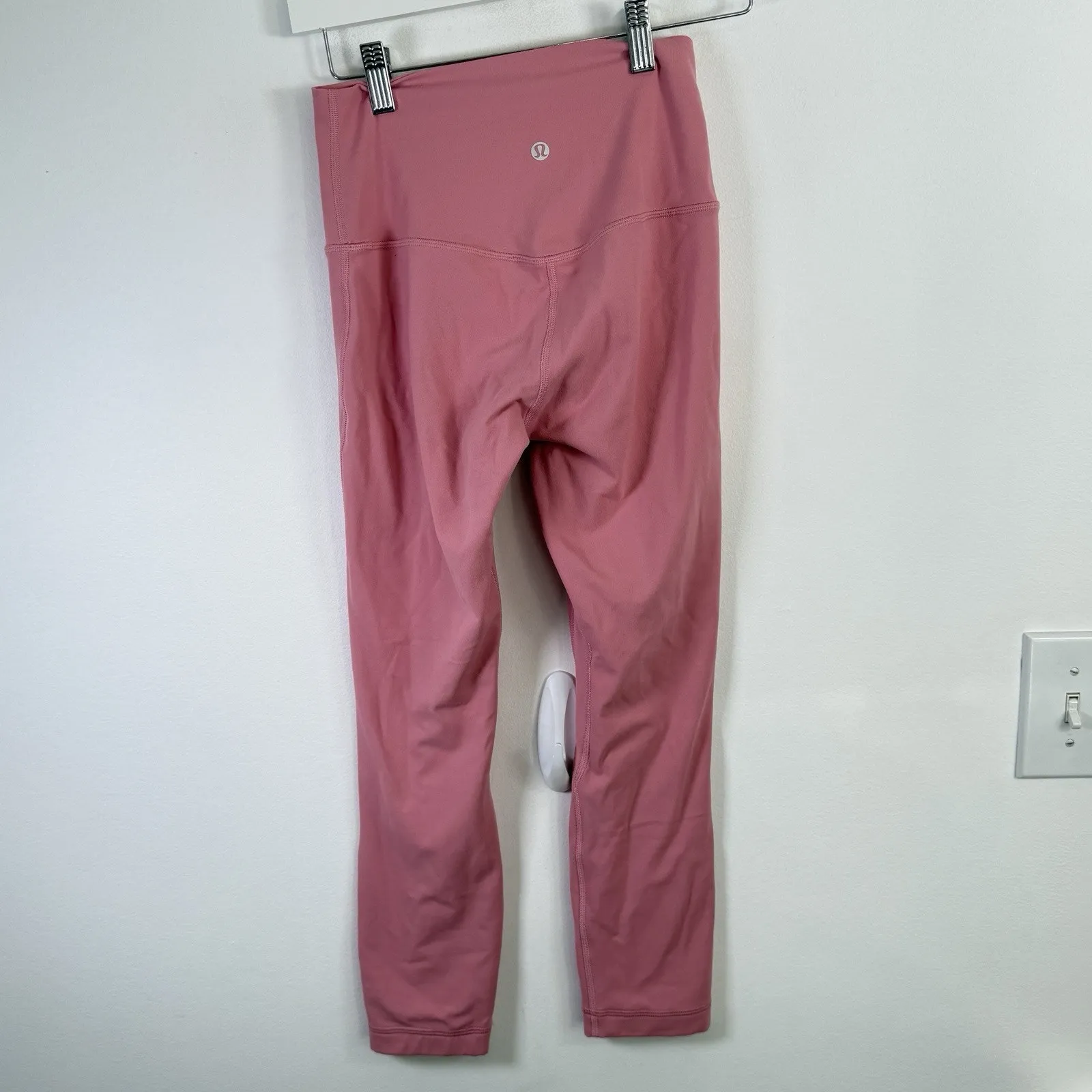 Lululemon Align High Rise Crop 23" Leggings Pink Tide Athletic Gym Womens 4 - Image 4