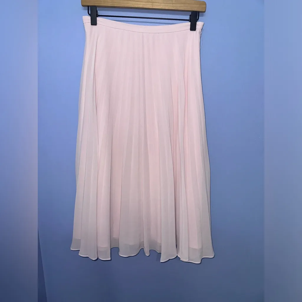 Whistles Pink Midi Skirt Size 6 - Image 3