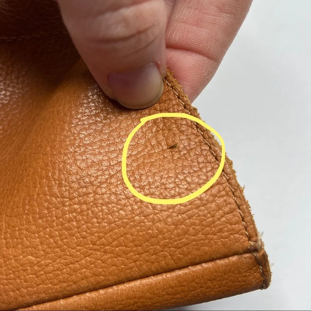 Lilimill Leather Mid Calf Heeled Cognac Boots 36 Size 5.5 - Image 13