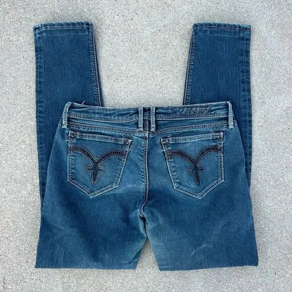 Rock Revival Lexi Super Skinny Jeans Dark Indigo Size 30 - Image 2