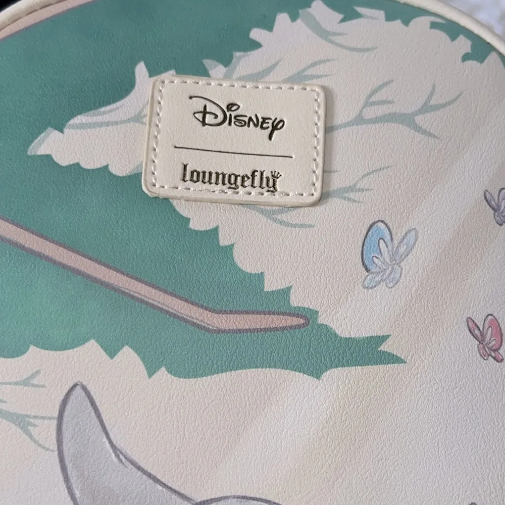 Loungefly x Disney Mini Backpack Thumper Forest Color Cream & Green NWT - Image 4