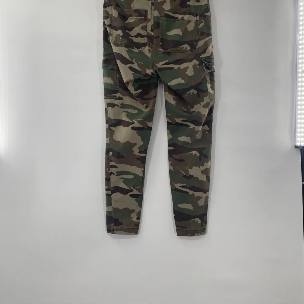 J. Crew Camo Cargo Toothpick Army Military Print High Rise Pant 28 Small G7464 - Image 11