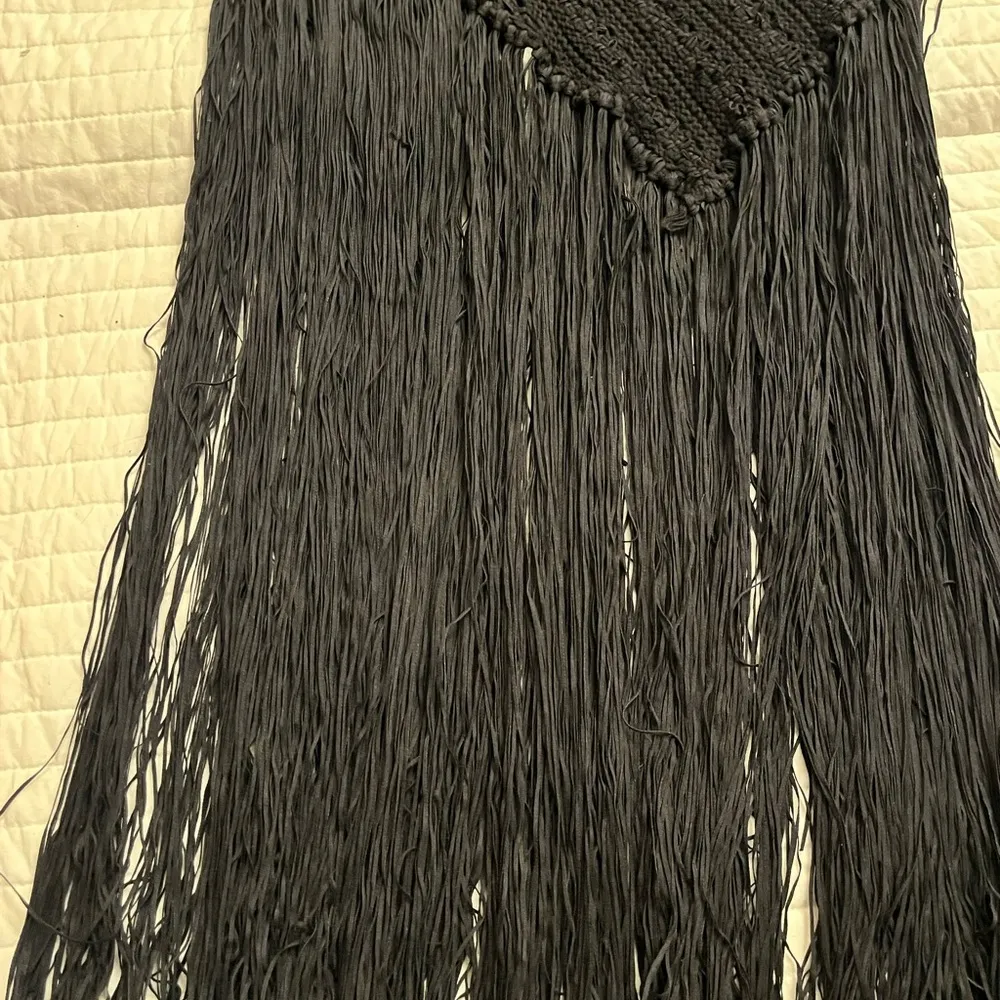 Anthropologie Sleeveless Mock-Neck Fringe Sweater Midi Dress NWT - Image 9