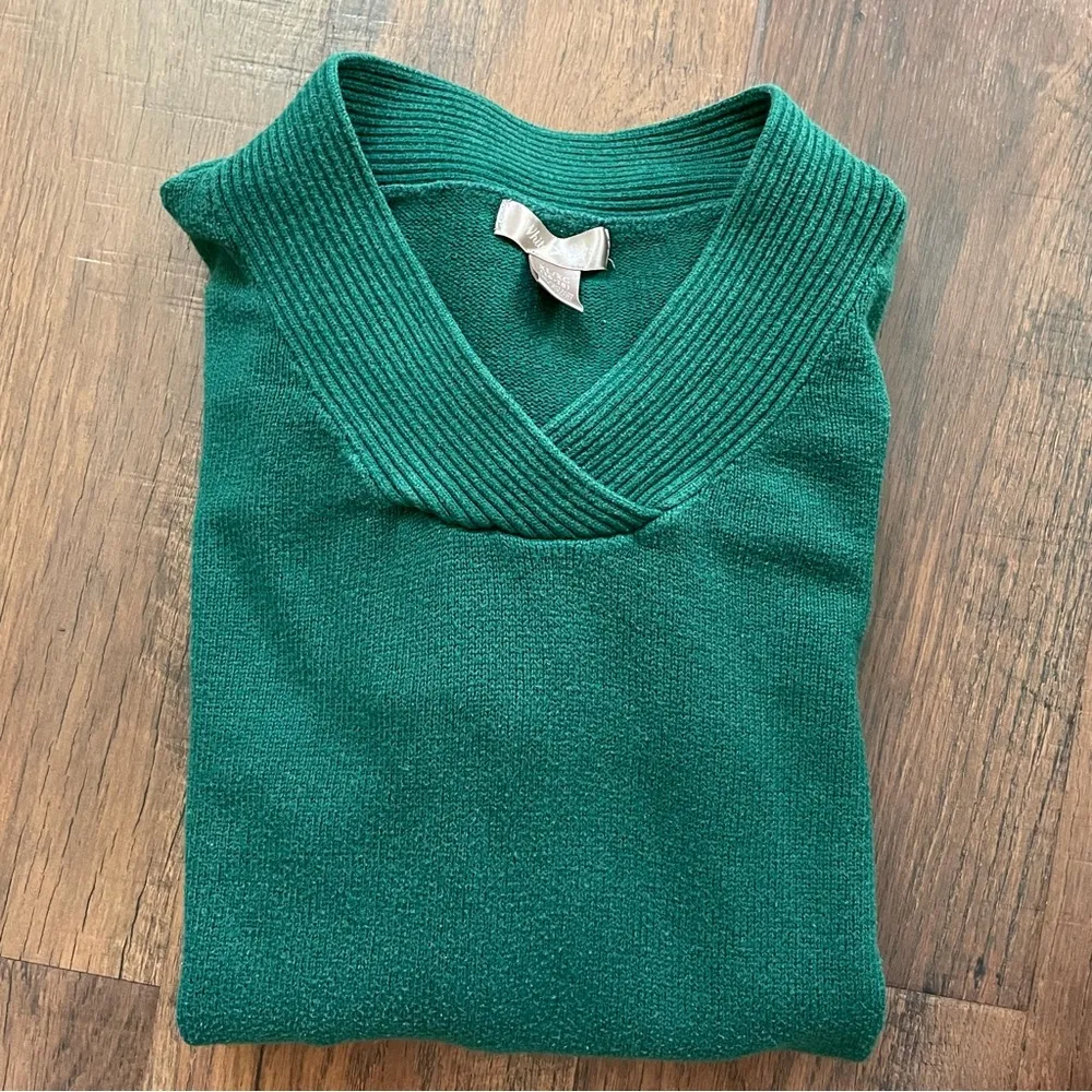 WHITE STAG green pullover sweater, size XL (16-18) - Image 2