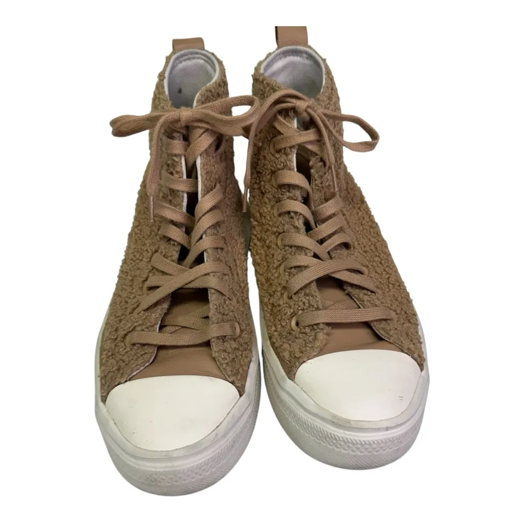 Converse Chuck Taylor All Star Sherpa High Top Sneakers Brown Women US‎ 8 EUR 39 - Image 2