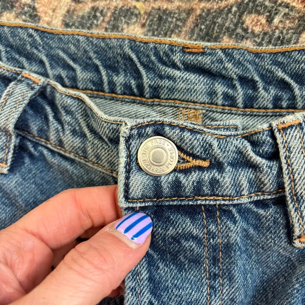 Free People Rocky Mountain Straight Leg Jeans - Image 3