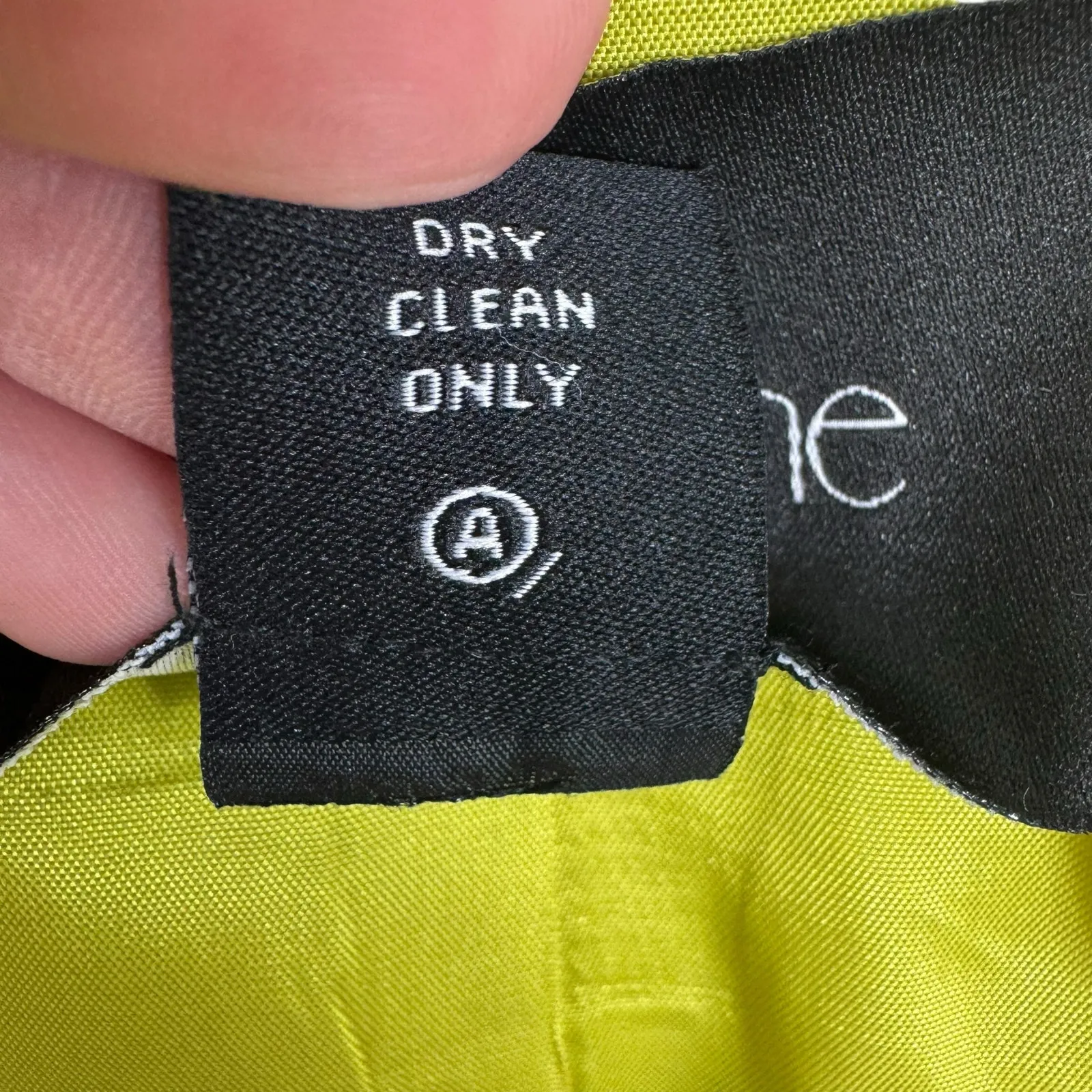 Karen Kane Linen Blend Pea Green Asymmetrical Full Zip Light Cropped Jacket Sz L - Image 7