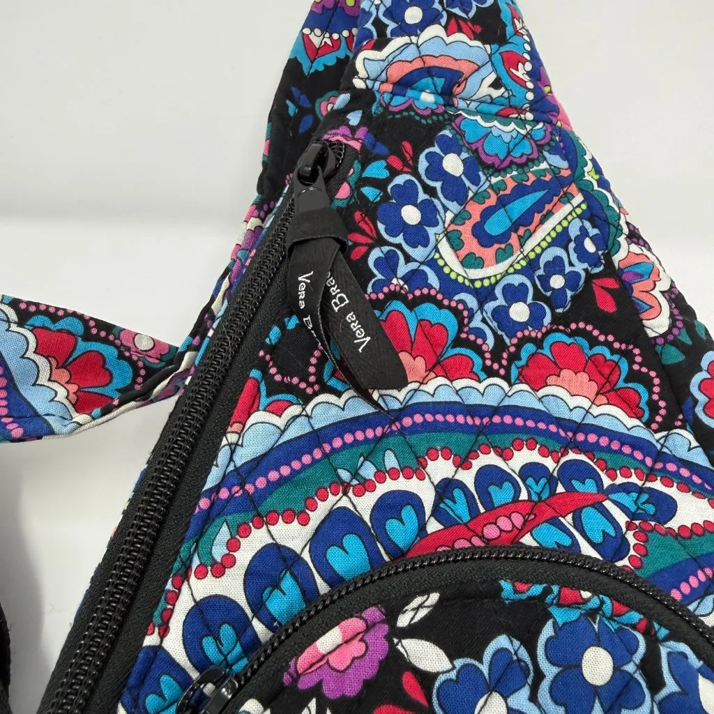 Vera Bradley Essential Small Sling Backpack Bag Haymarket Paisley Colorful NWOT - Image 7