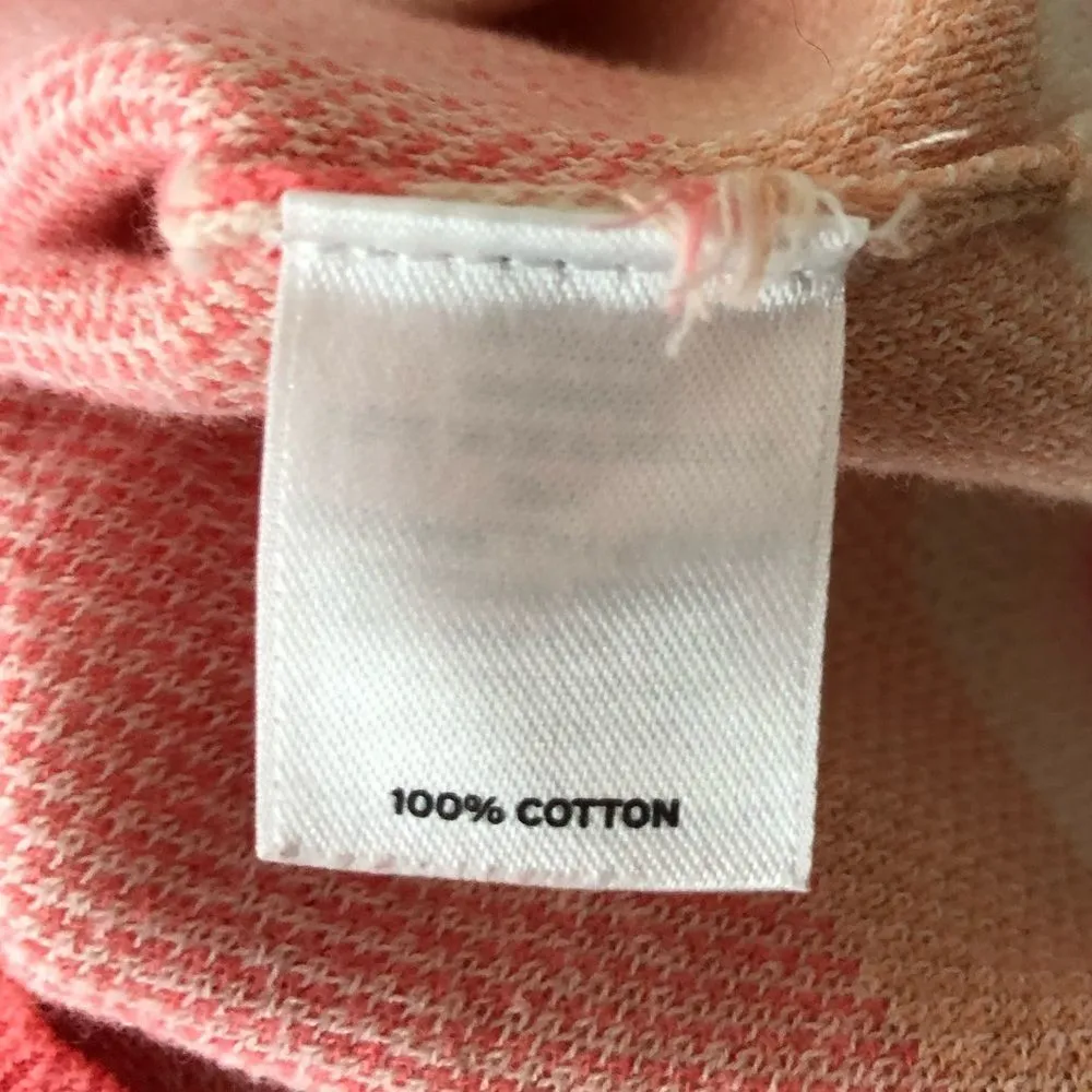 Halogen Cardigan Pink Coral Tan Geometric Print Button Cardigan - Image 10