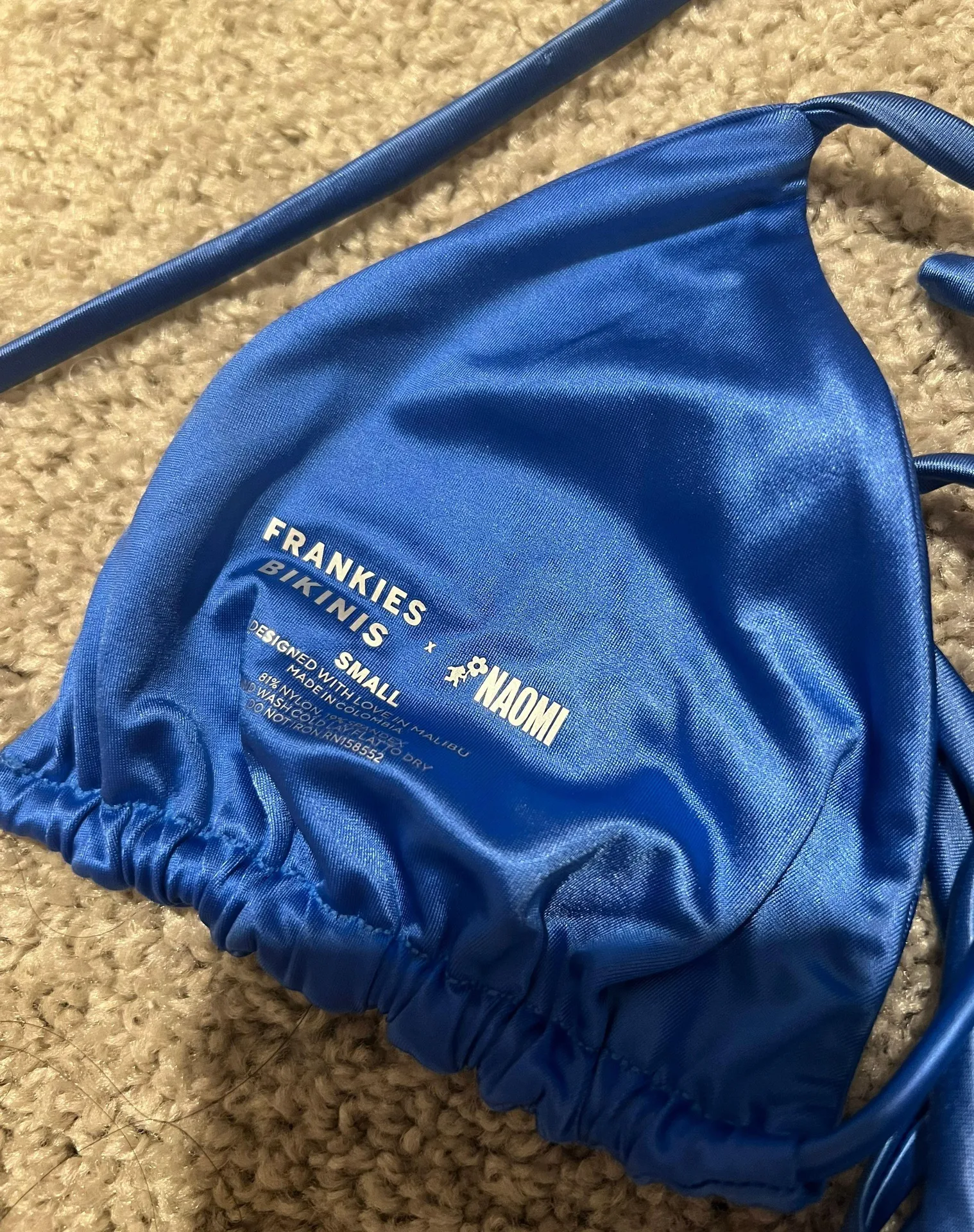 Frankie’s Bikinis Blue Bikini - Image 4