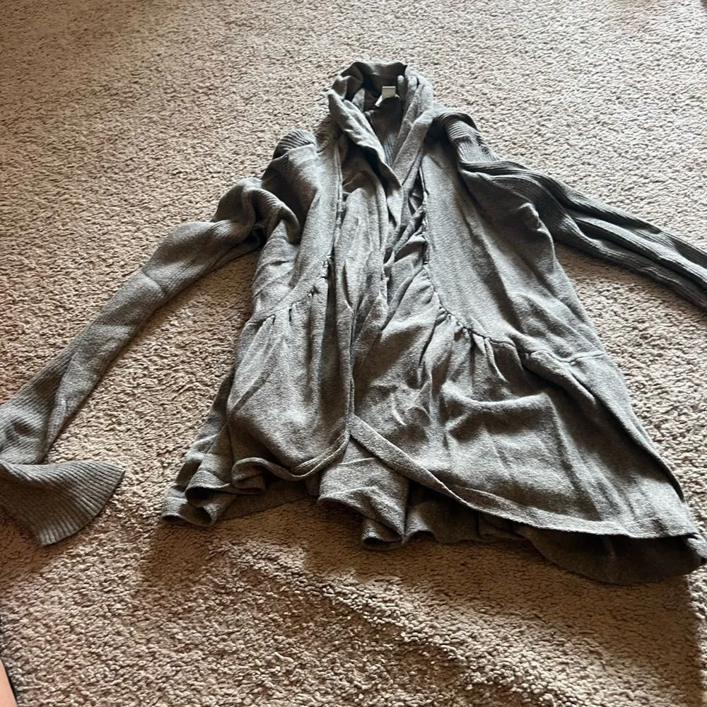 Converse brown open cardigan s - Image 3