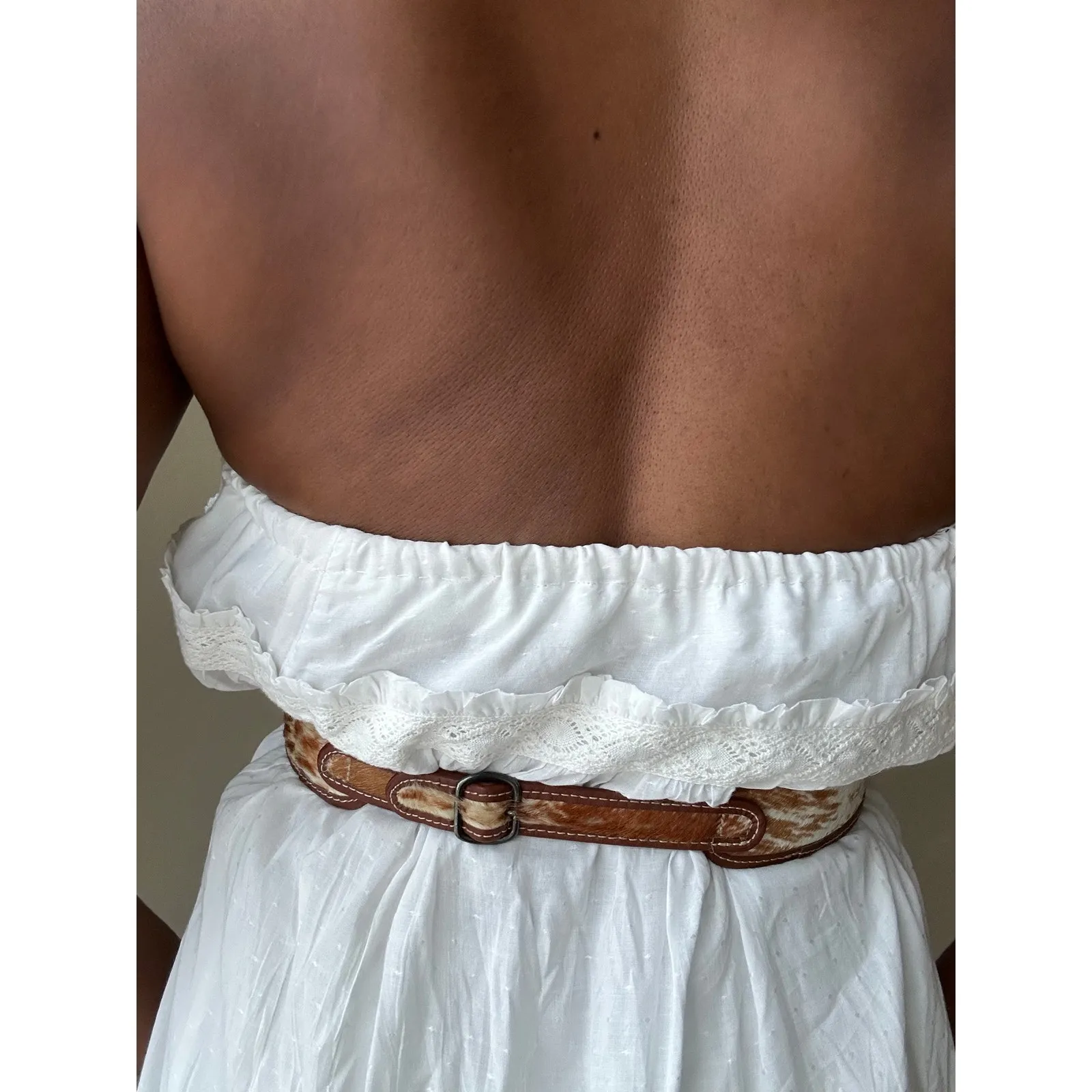 Vintage Banana Republic Italian Leather Belt - Image 2