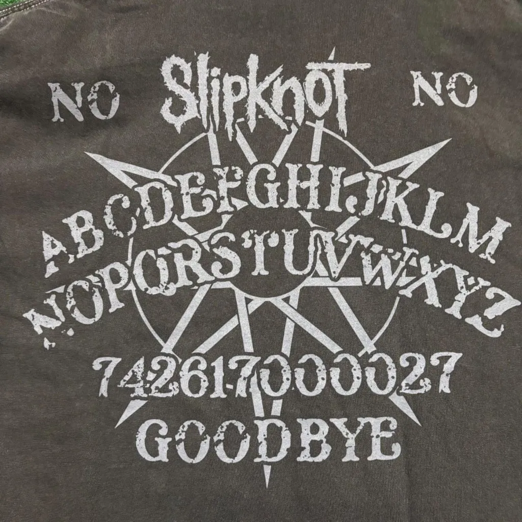 Slipknot (sic) Ouija Heavy Metal Band T-Shirt Size Large - Image 3